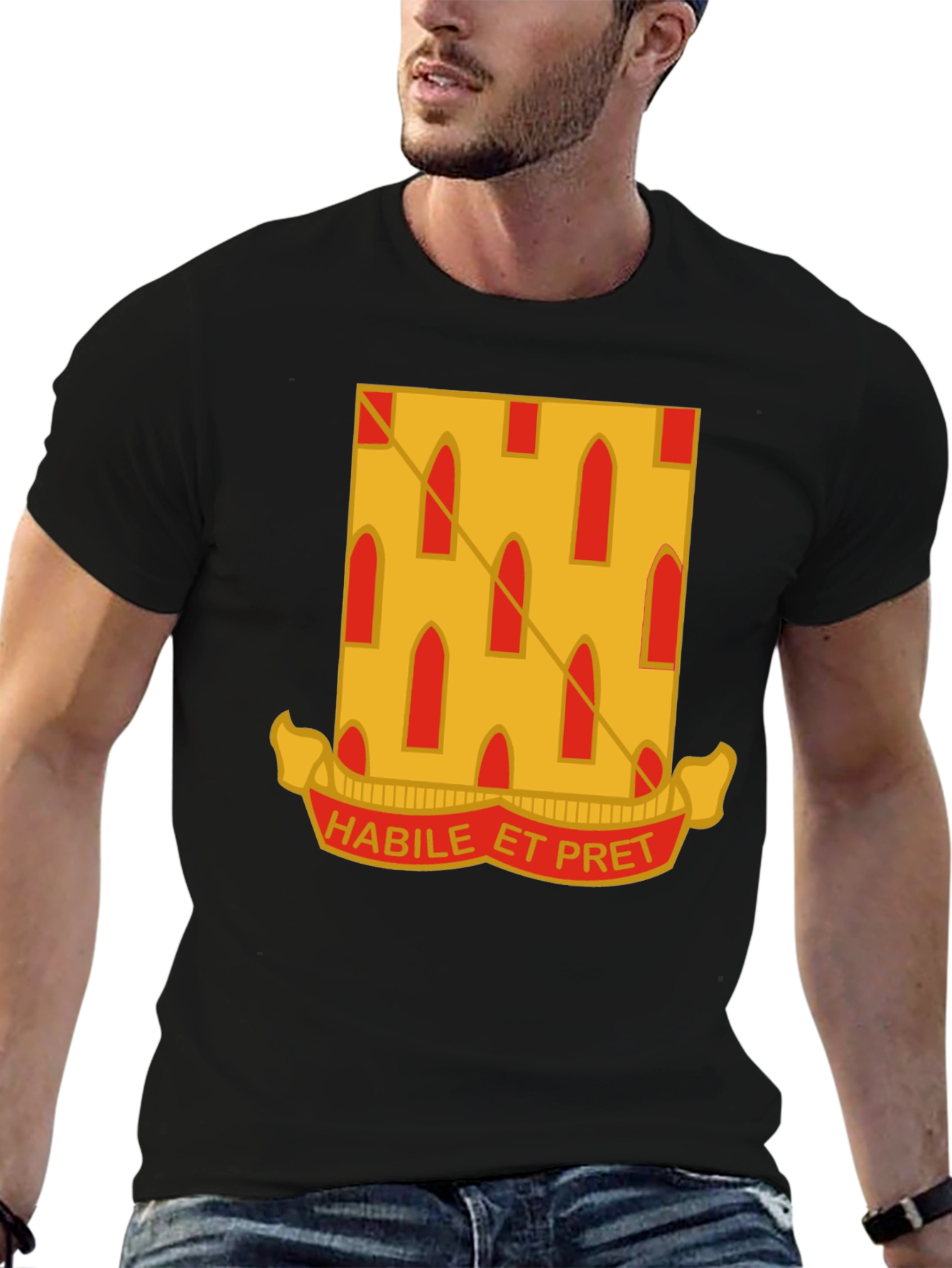 Habile Et Pret Graphic Tee - Black