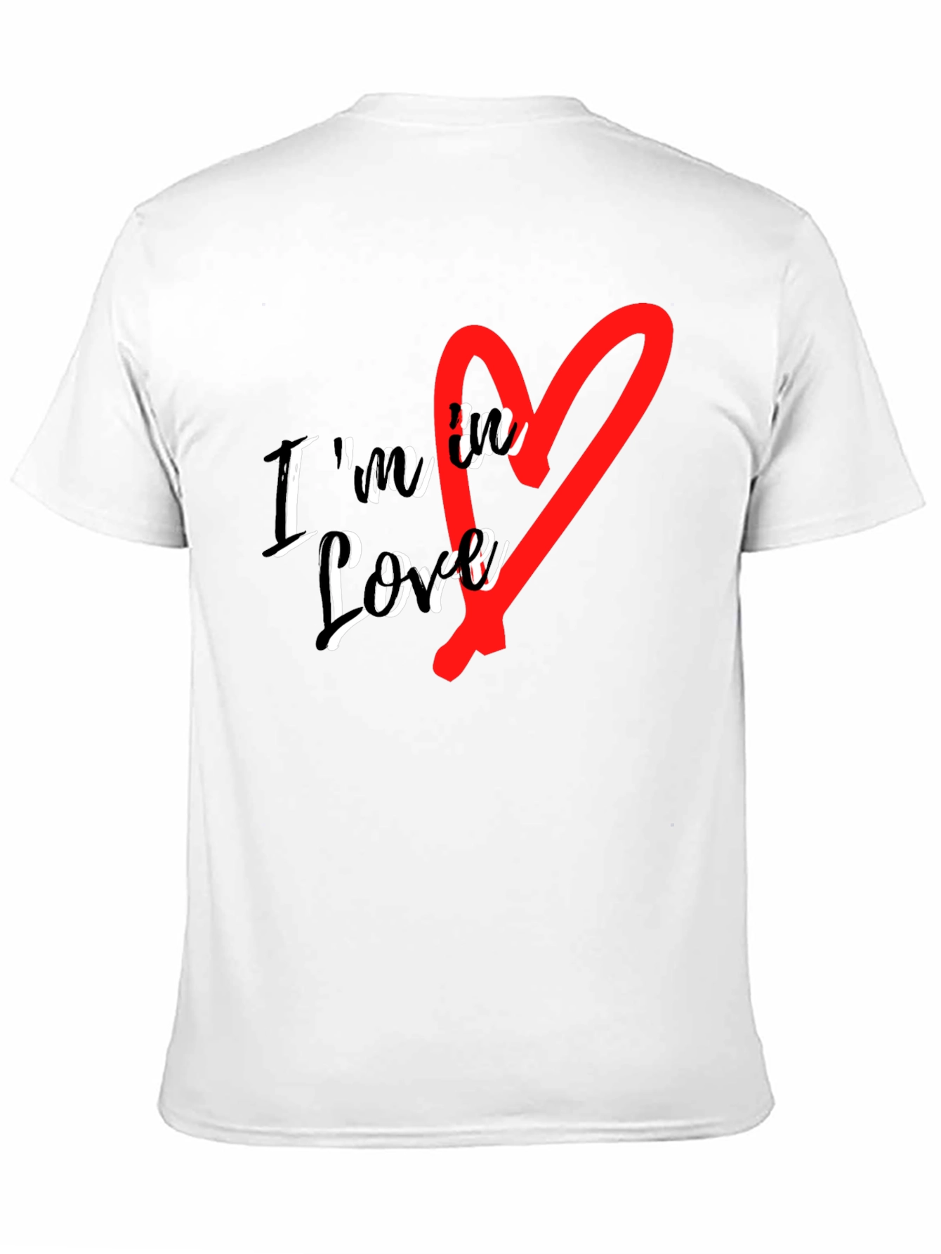 Im in Love Graphic Tee - Stylish Black T-Shirt