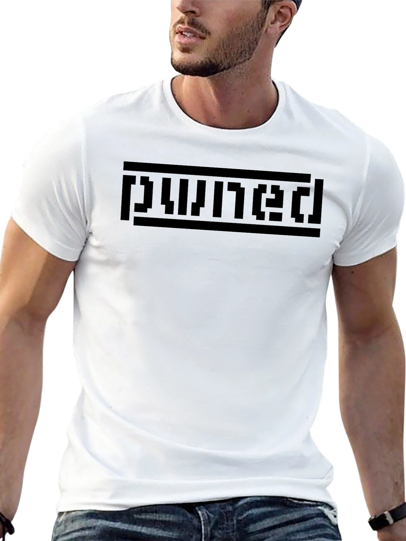 Pixelated WINNER Black T-Shirt