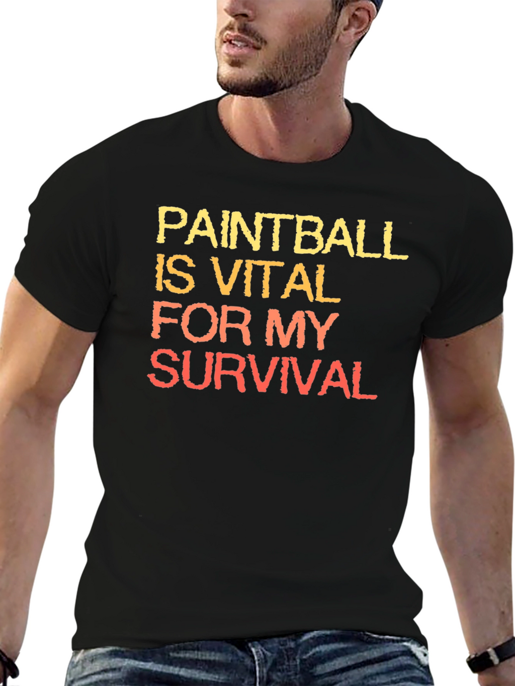 Paintball Survival Graphic T-Shirt - Gamer Style