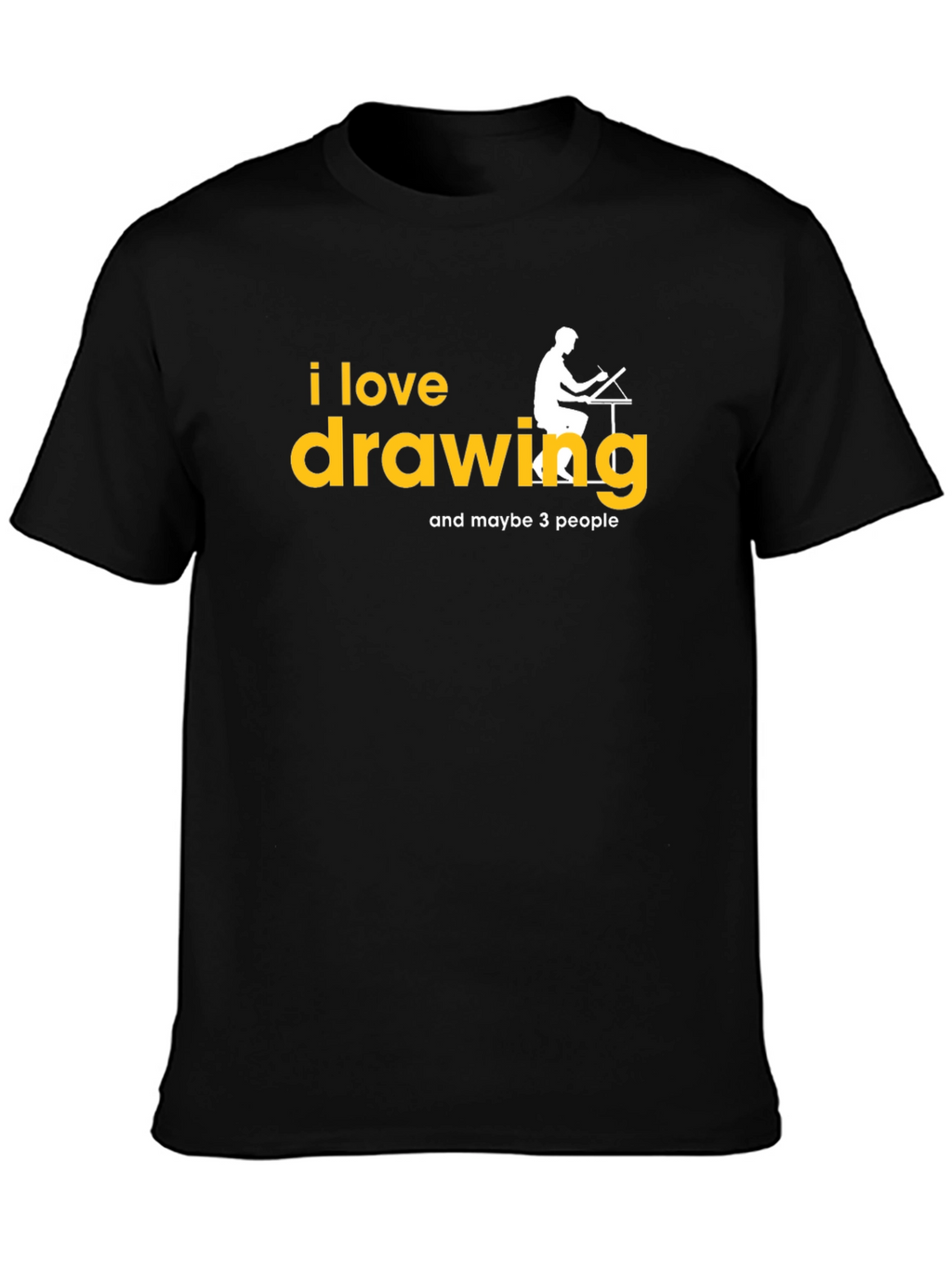 I Love Drawing Graphic Tee - Artist T-Shirt