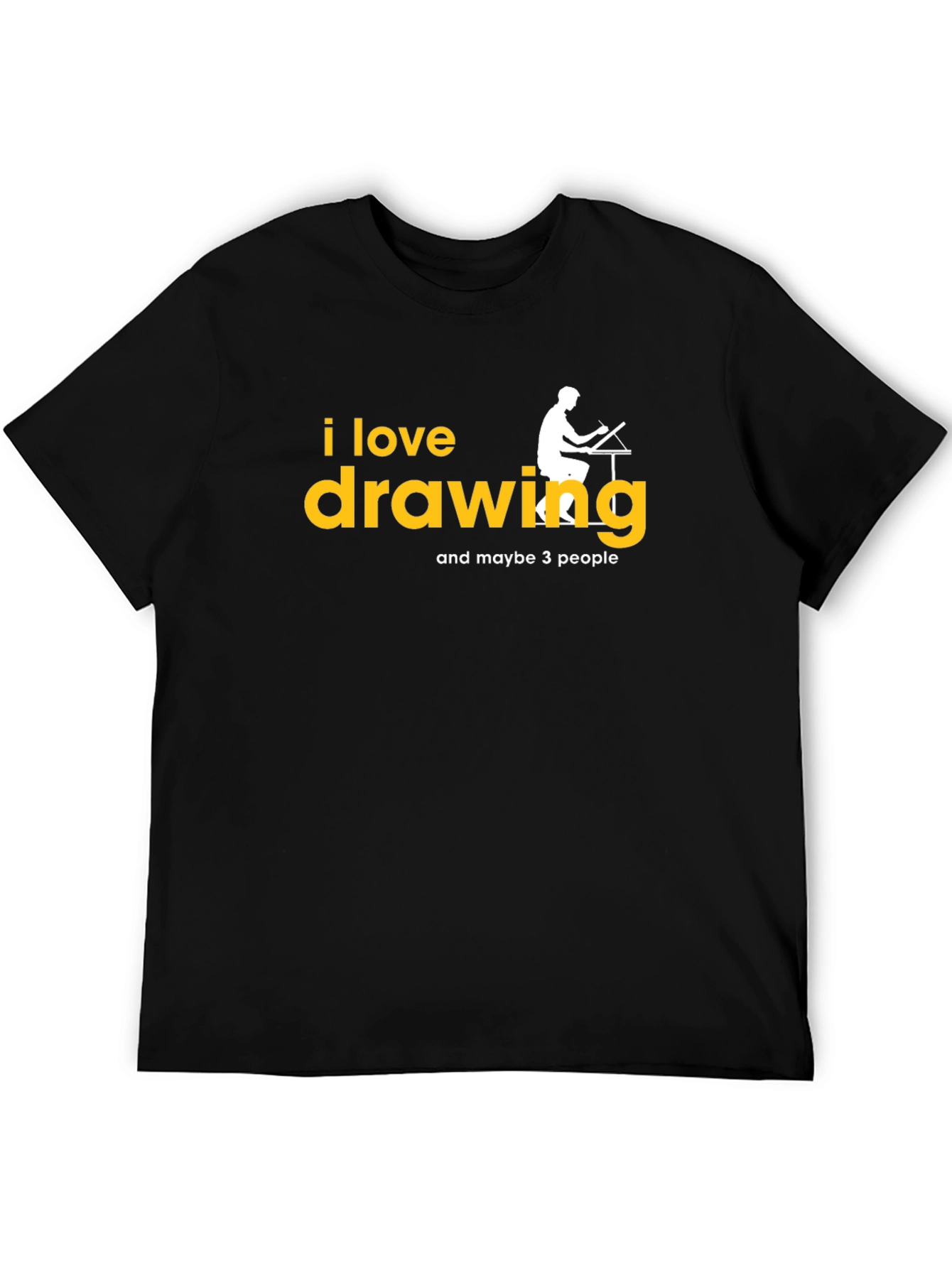I Love Drawing Graphic Tee - Artist T-Shirt