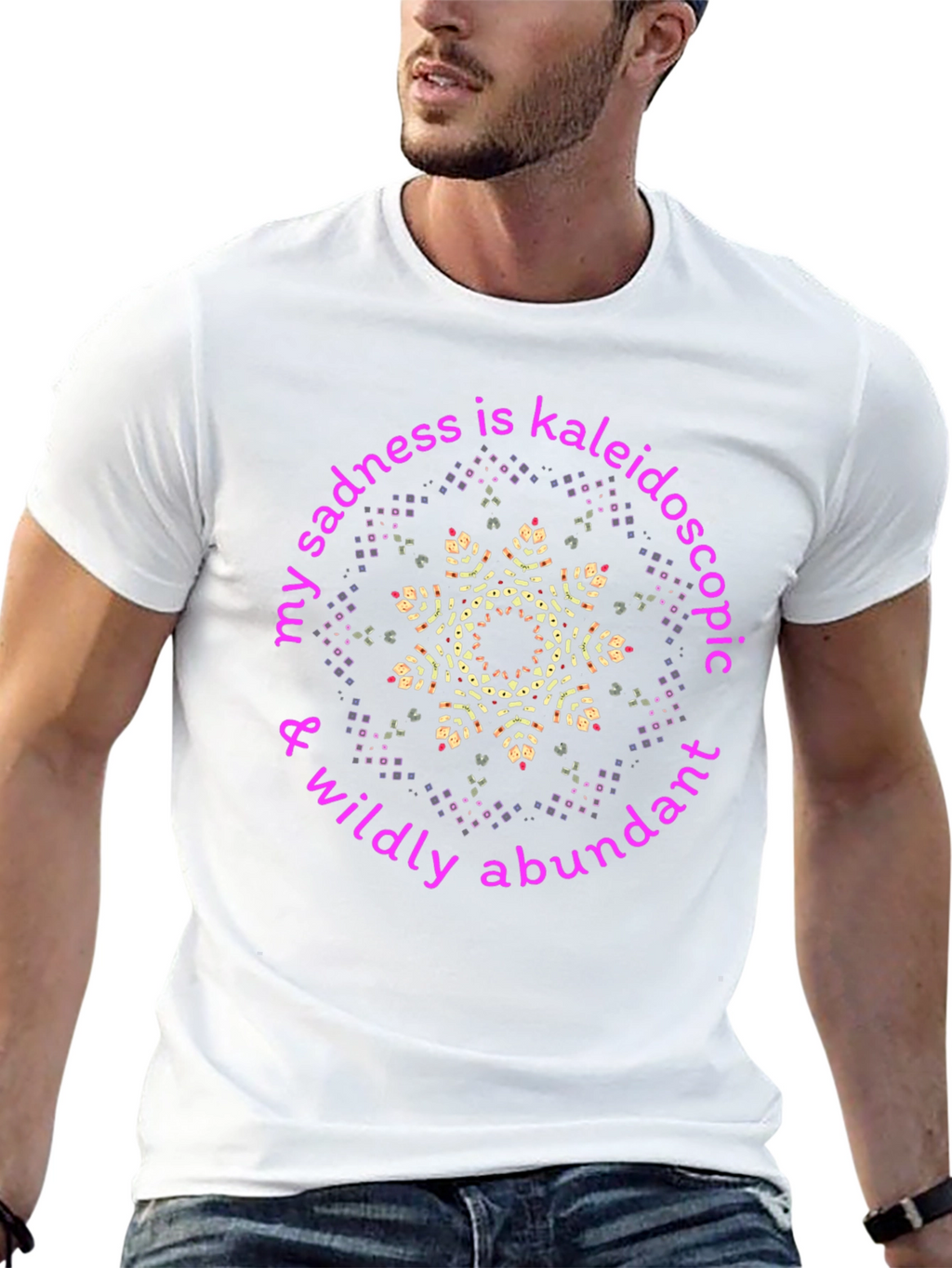 Kaleidoscopic Sadness Graphic Tee