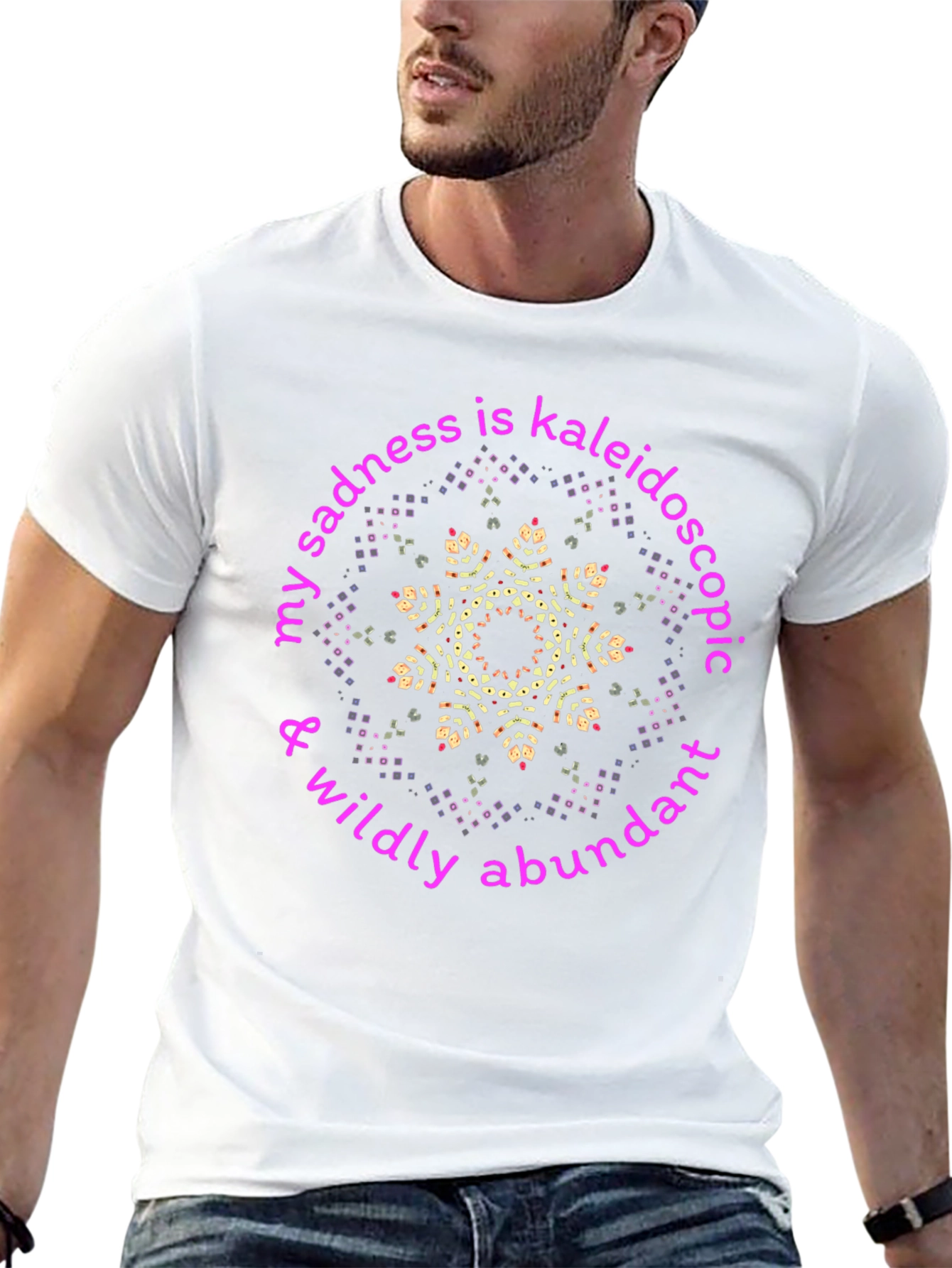 Kaleidoscopic Sadness Graphic Tee