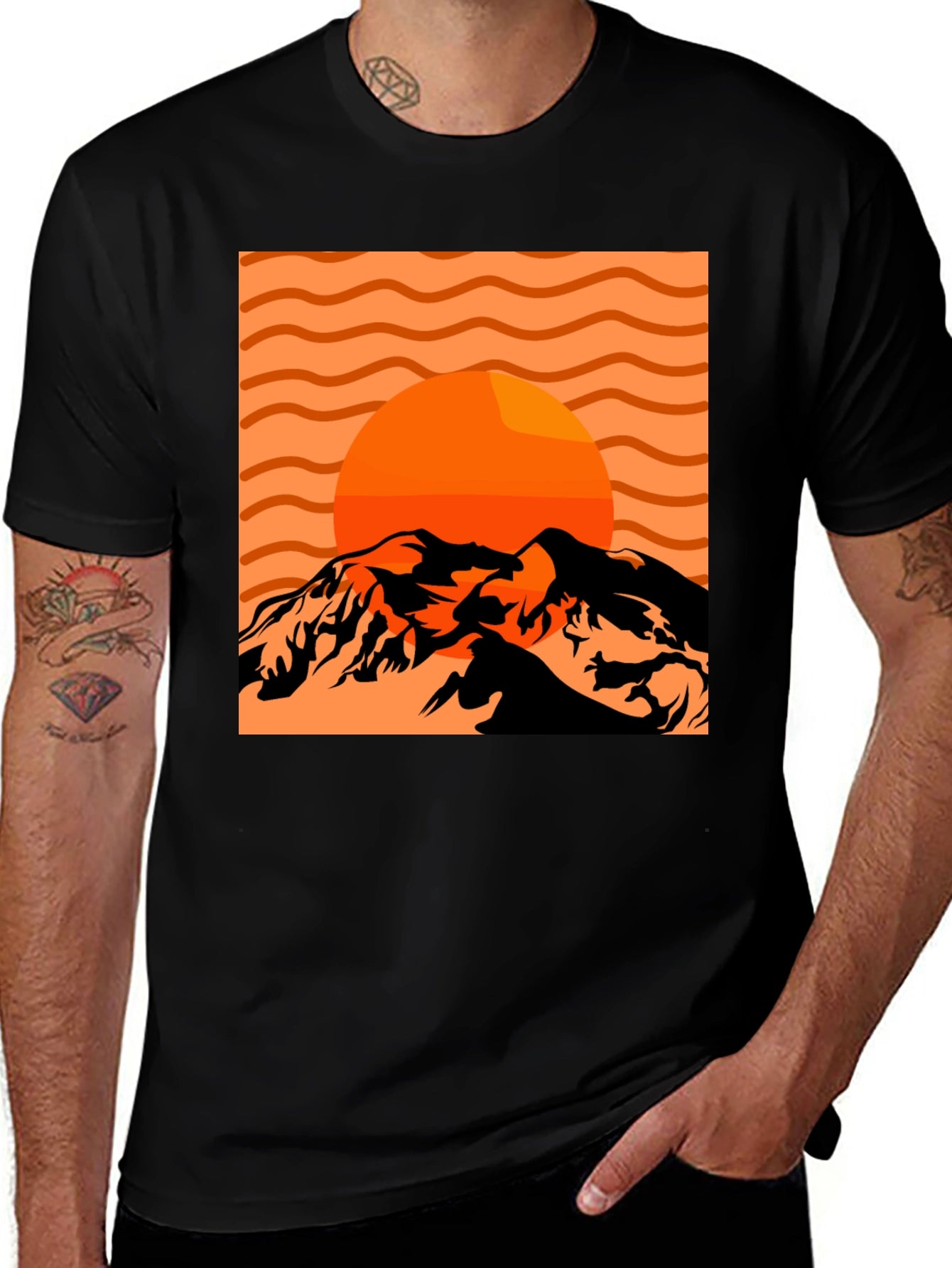 Sunset Mountain Graphic Tee