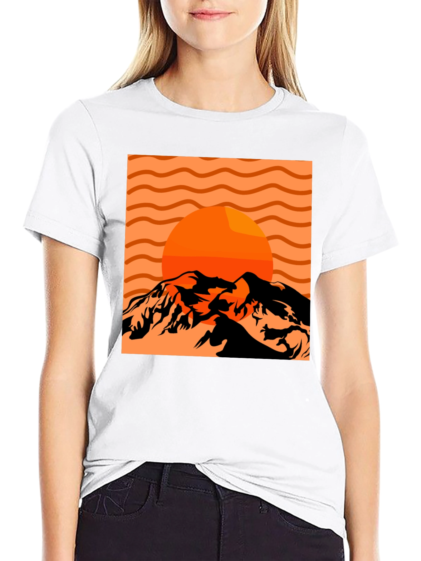 Sunset Mountain Graphic Tee