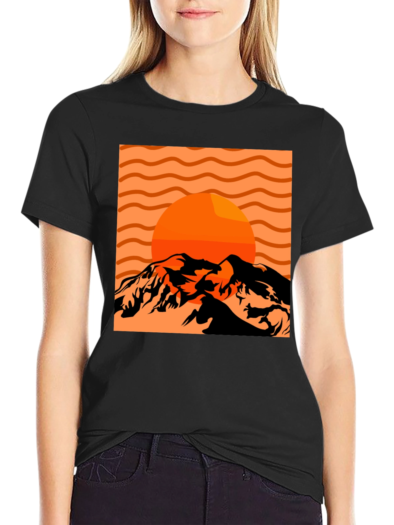 Sunset Mountain Graphic Tee