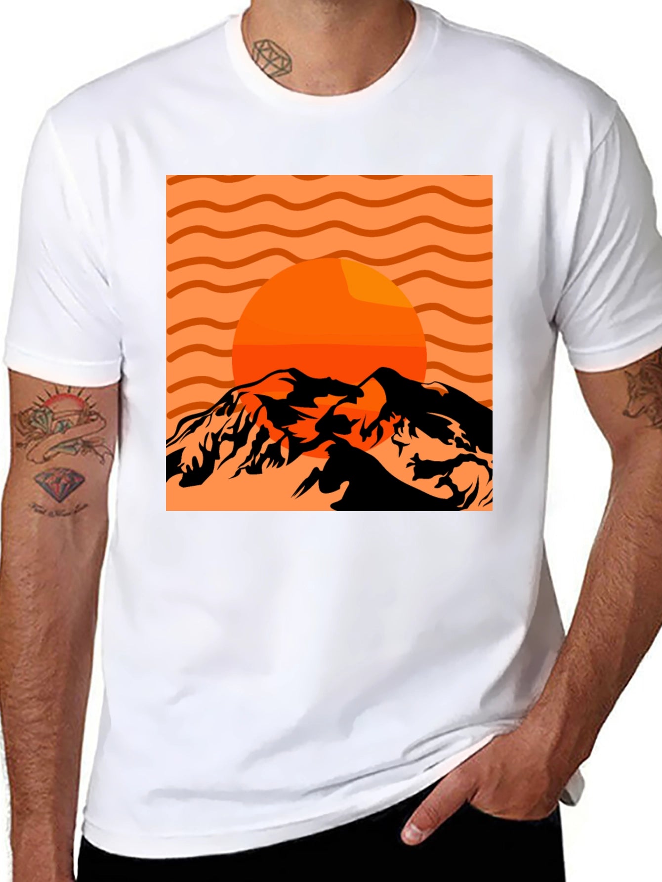 Sunset Mountain Graphic Tee