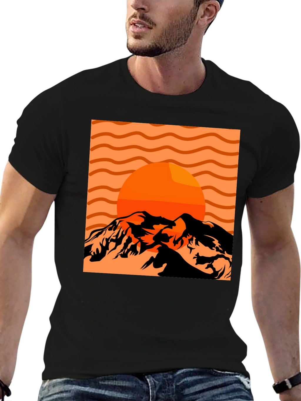 Sunset Mountain Graphic Tee