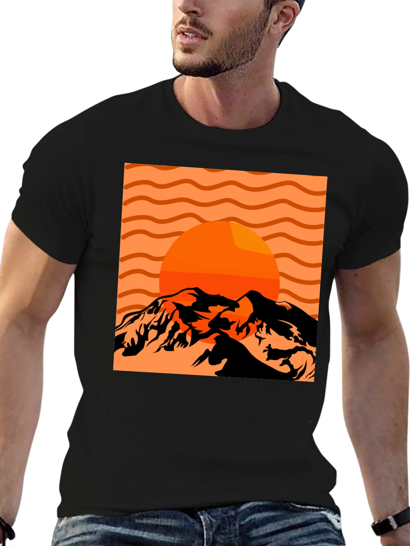 Sunset Mountain Graphic Tee