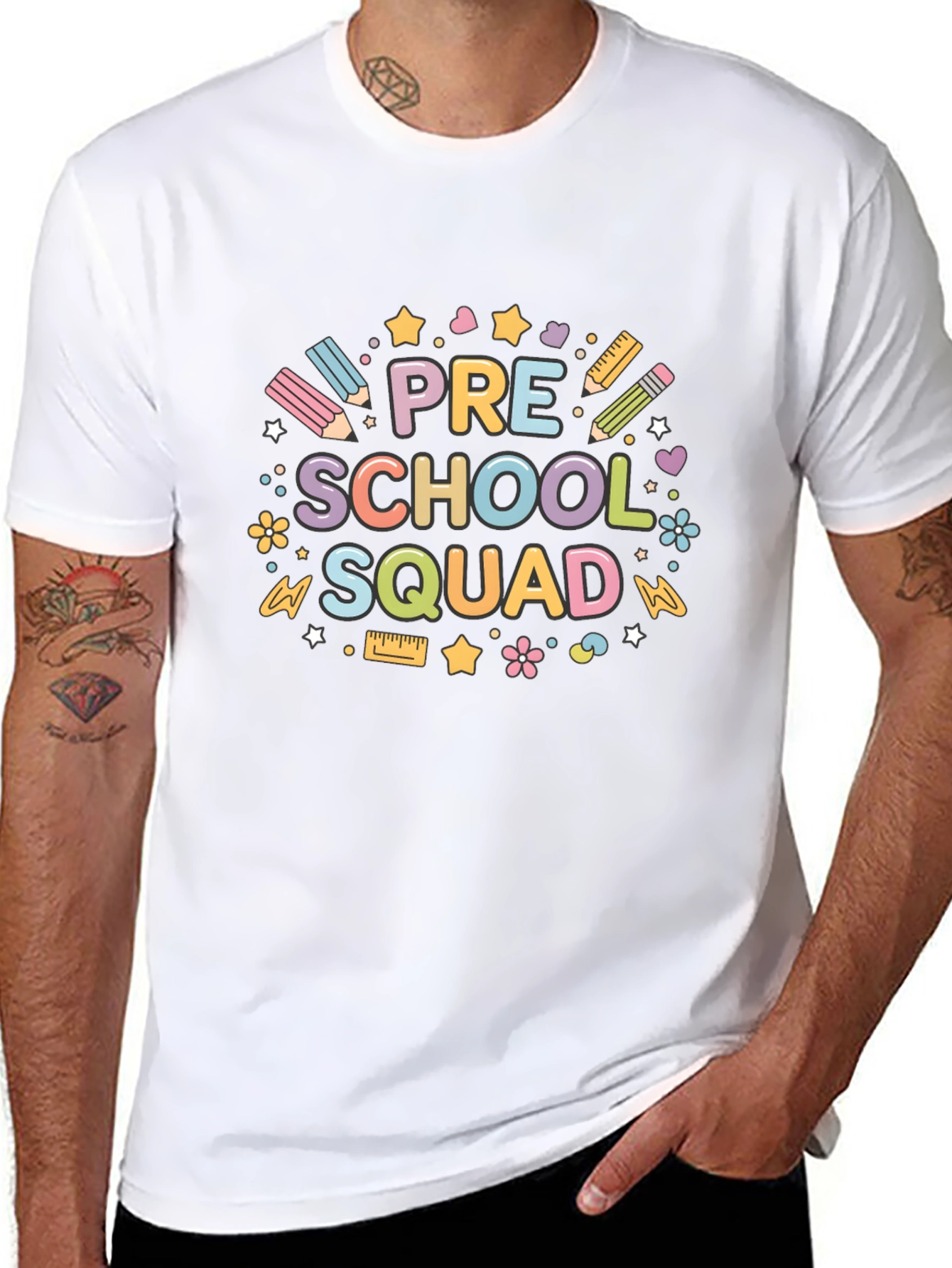 Preschool Squad Graphic Tee - Back to School Shirt