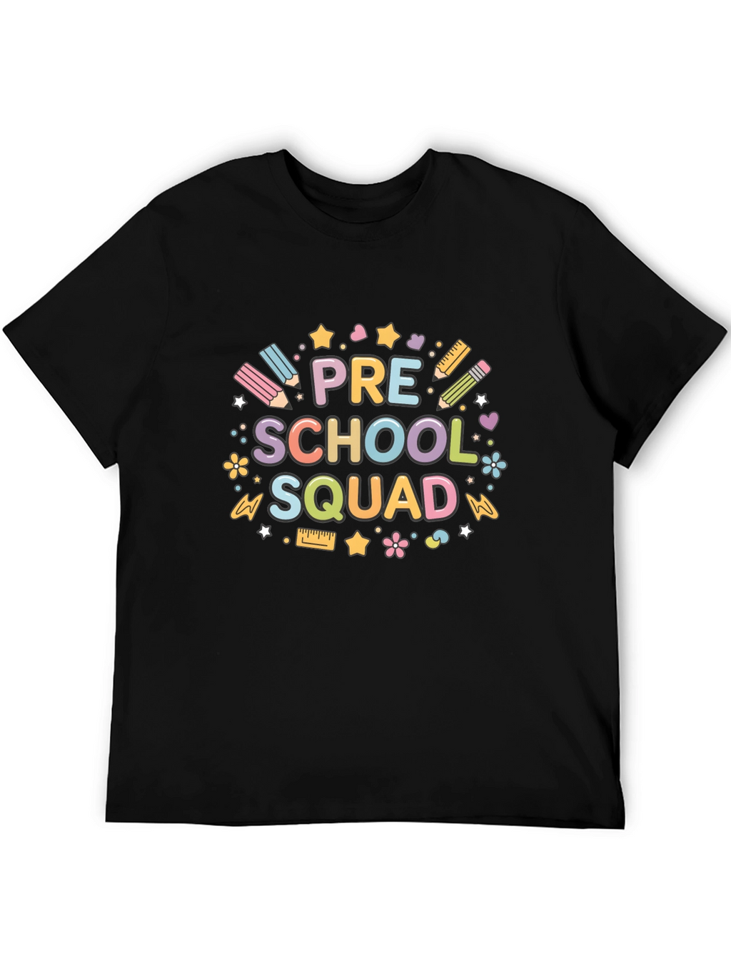 Preschool Squad Graphic Tee - Back to School Shirt