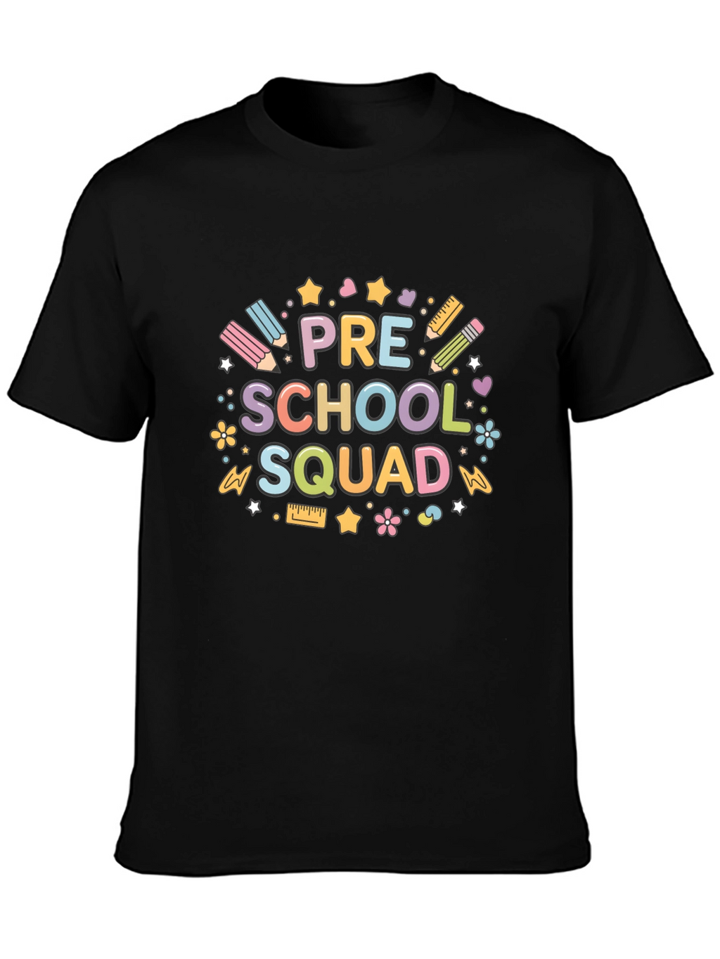 Preschool Squad Graphic Tee - Back to School Shirt