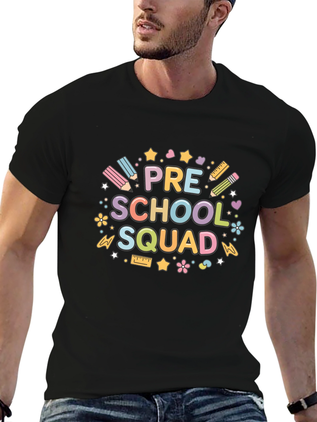 Preschool Squad Graphic Tee - Back to School Shirt