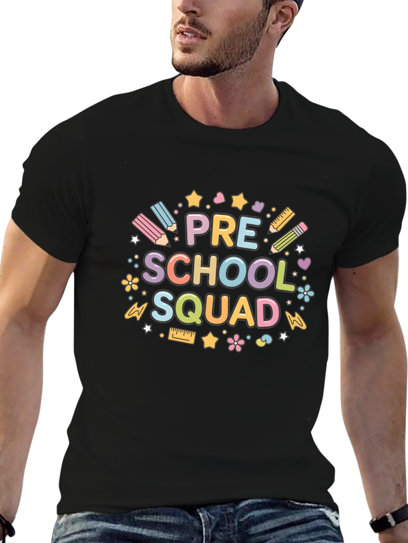 Preschool Squad Graphic Tee - Back to School Shirt