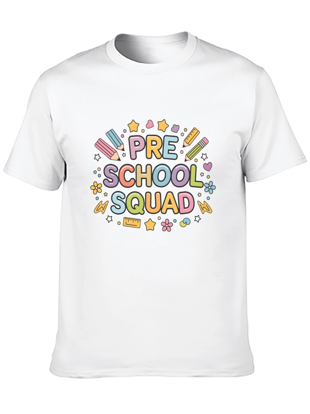 Preschool Squad Graphic Tee - Back to School Shirt