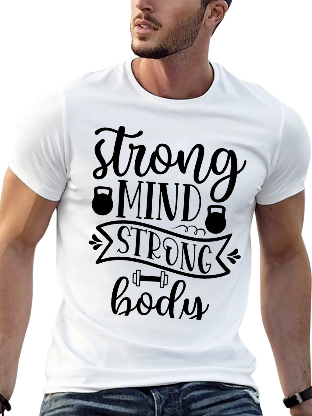 Strong Mind Strong Body Graphic Tee