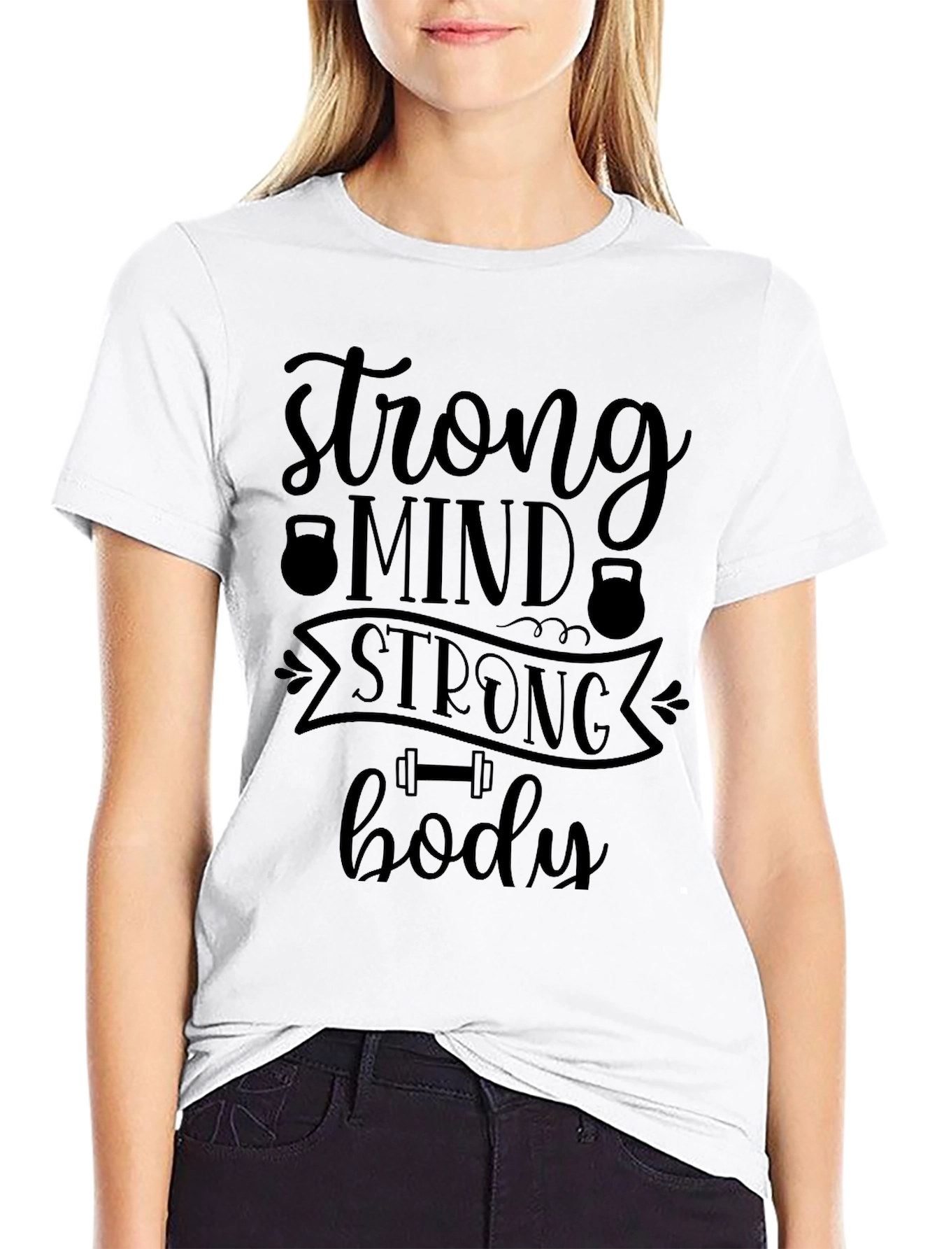 Strong Mind Strong Body Graphic Tee