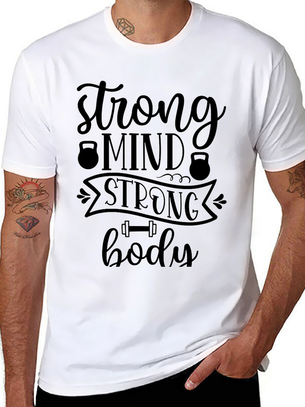 Strong Mind Strong Body Graphic Tee