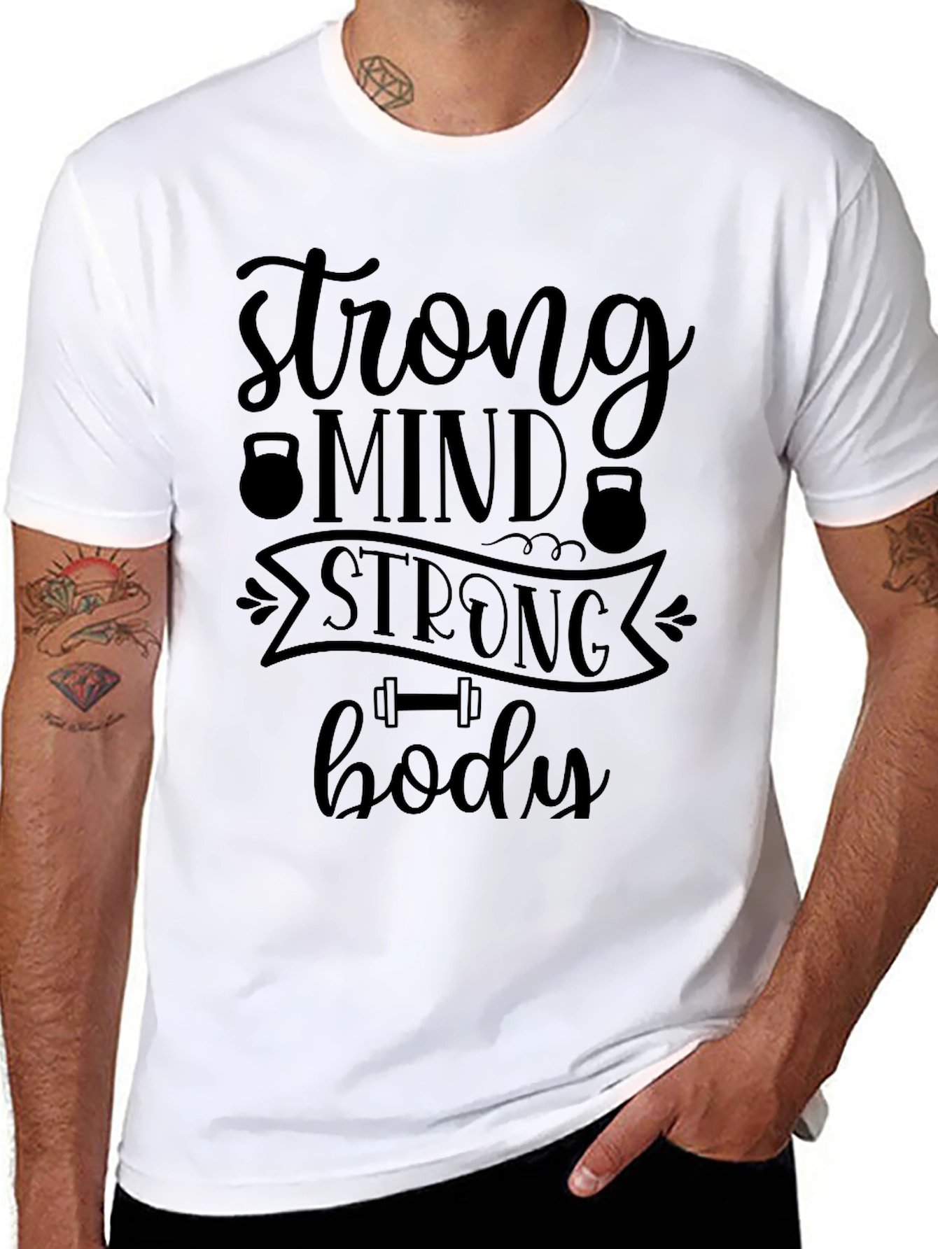 Strong Mind Strong Body Graphic Tee