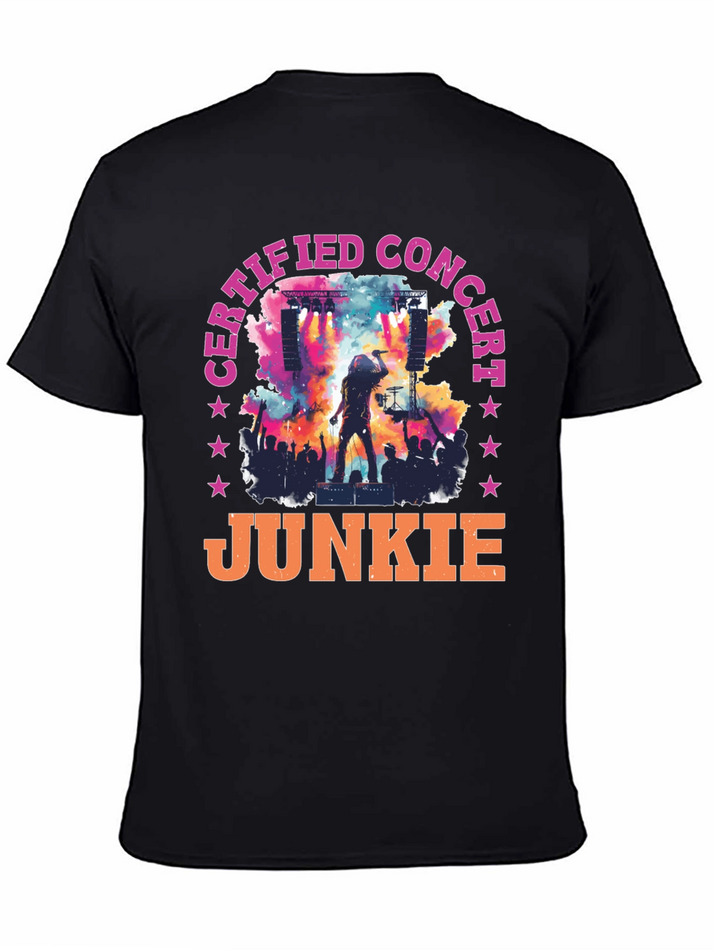 Certified Concert Junkie Graphic Tee