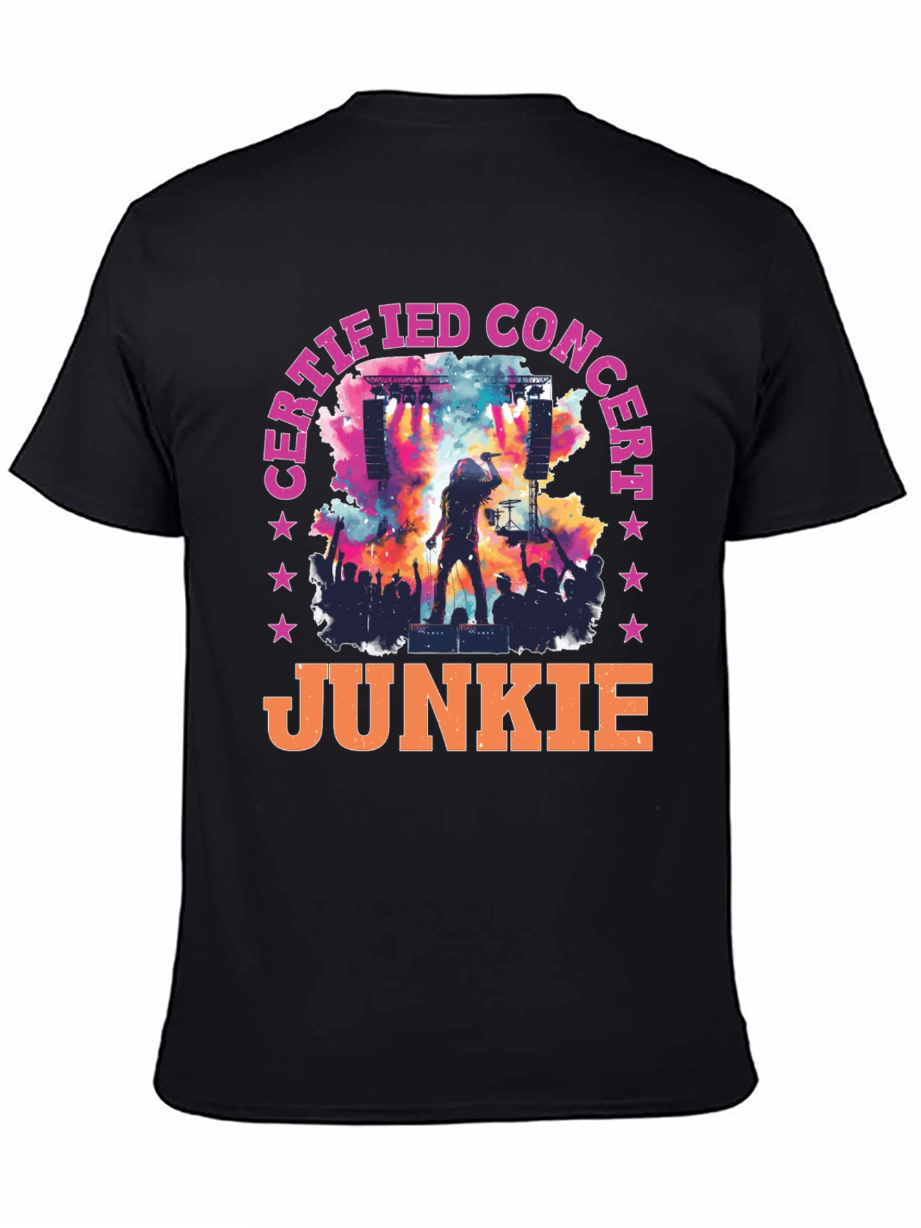Certified Concert Junkie Graphic Tee