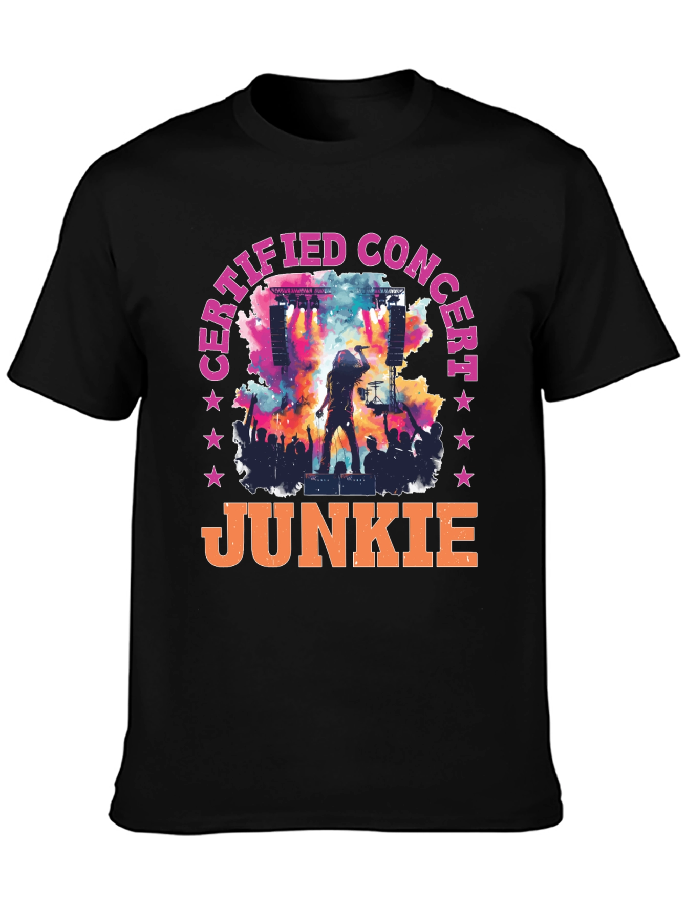 Certified Concert Junkie Graphic Tee