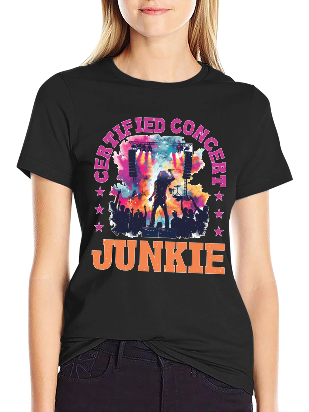 Certified Concert Junkie Graphic Tee