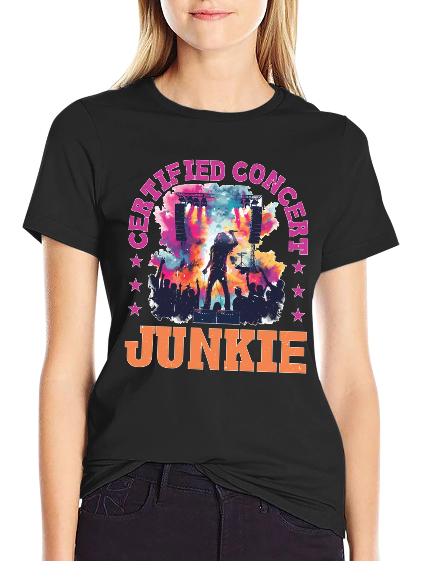 Certified Concert Junkie Graphic Tee