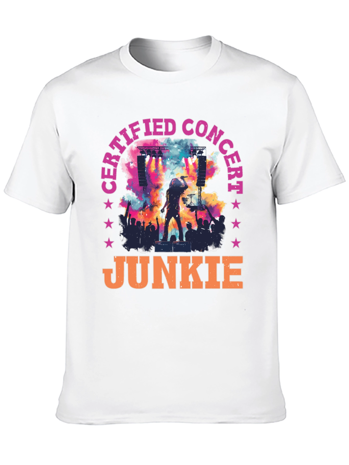 Certified Concert Junkie Graphic Tee