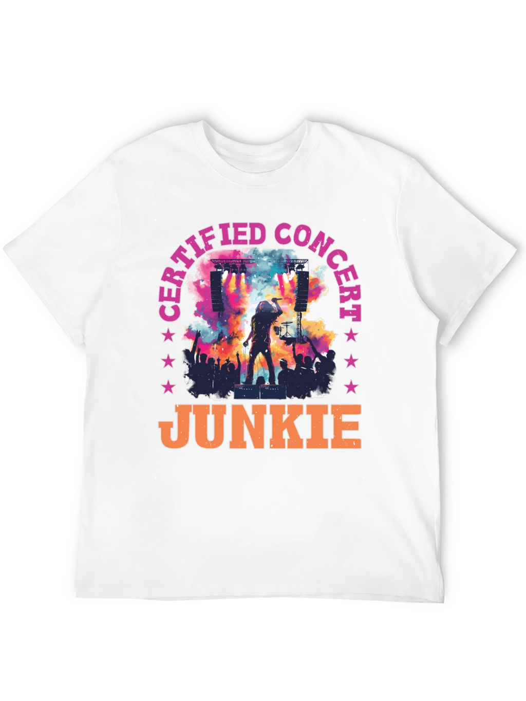 Certified Concert Junkie Graphic Tee