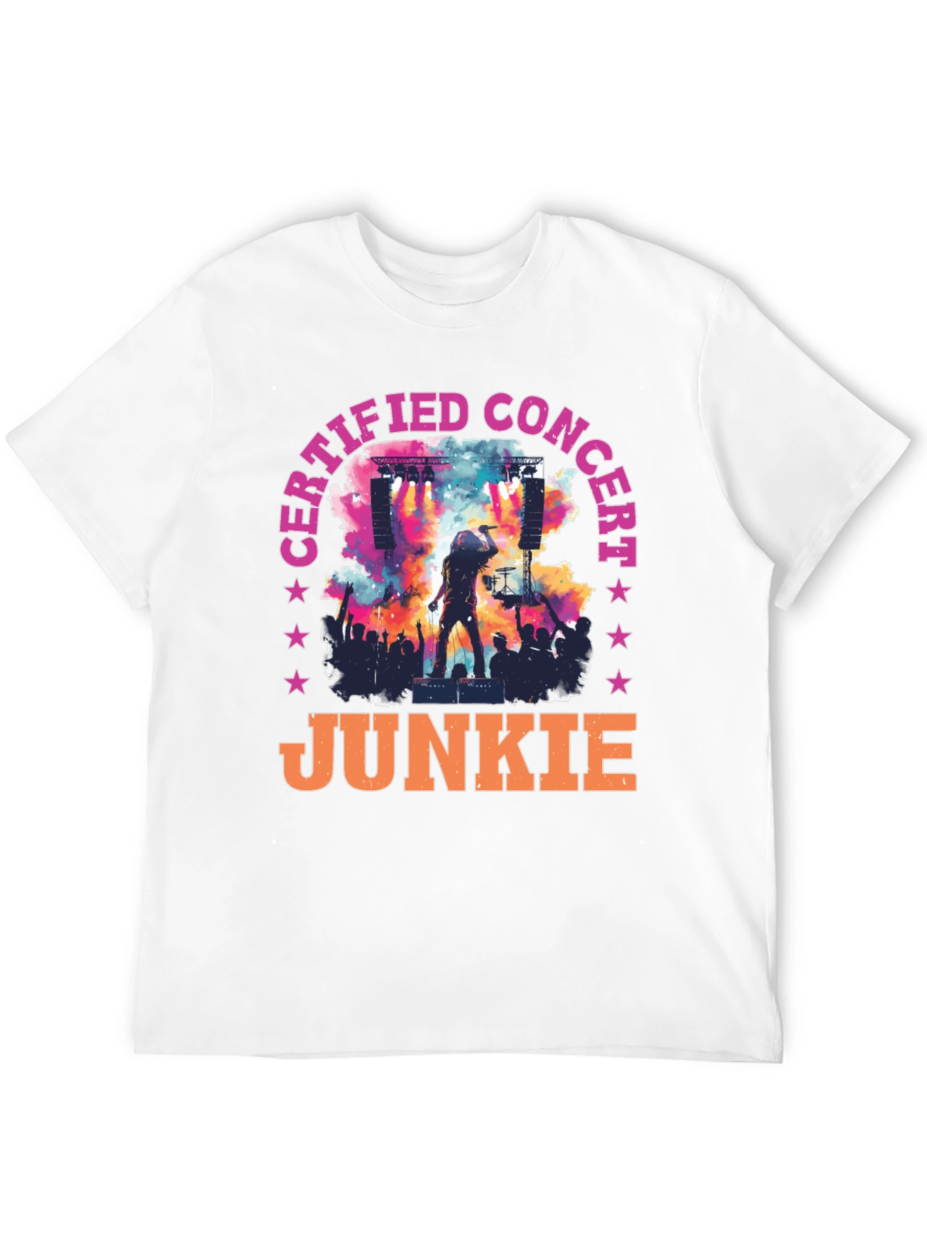 Certified Concert Junkie Graphic Tee