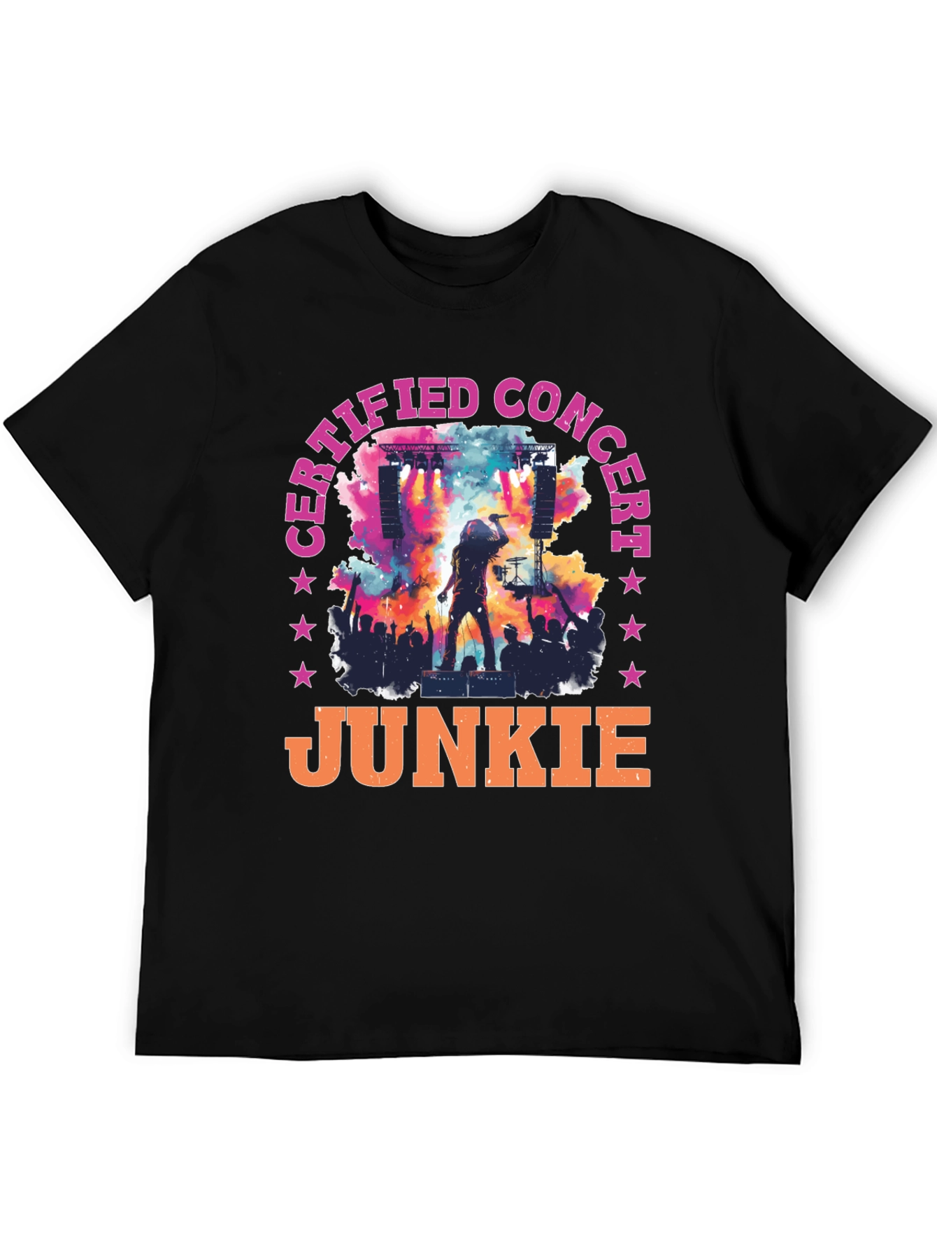 Certified Concert Junkie Graphic Tee