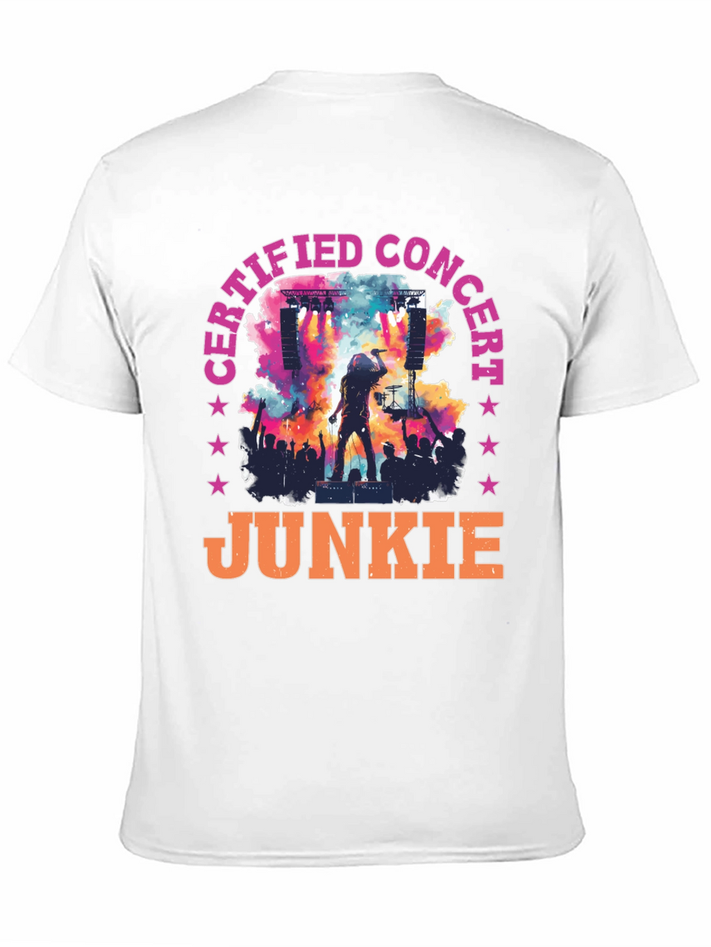 Certified Concert Junkie Graphic Tee