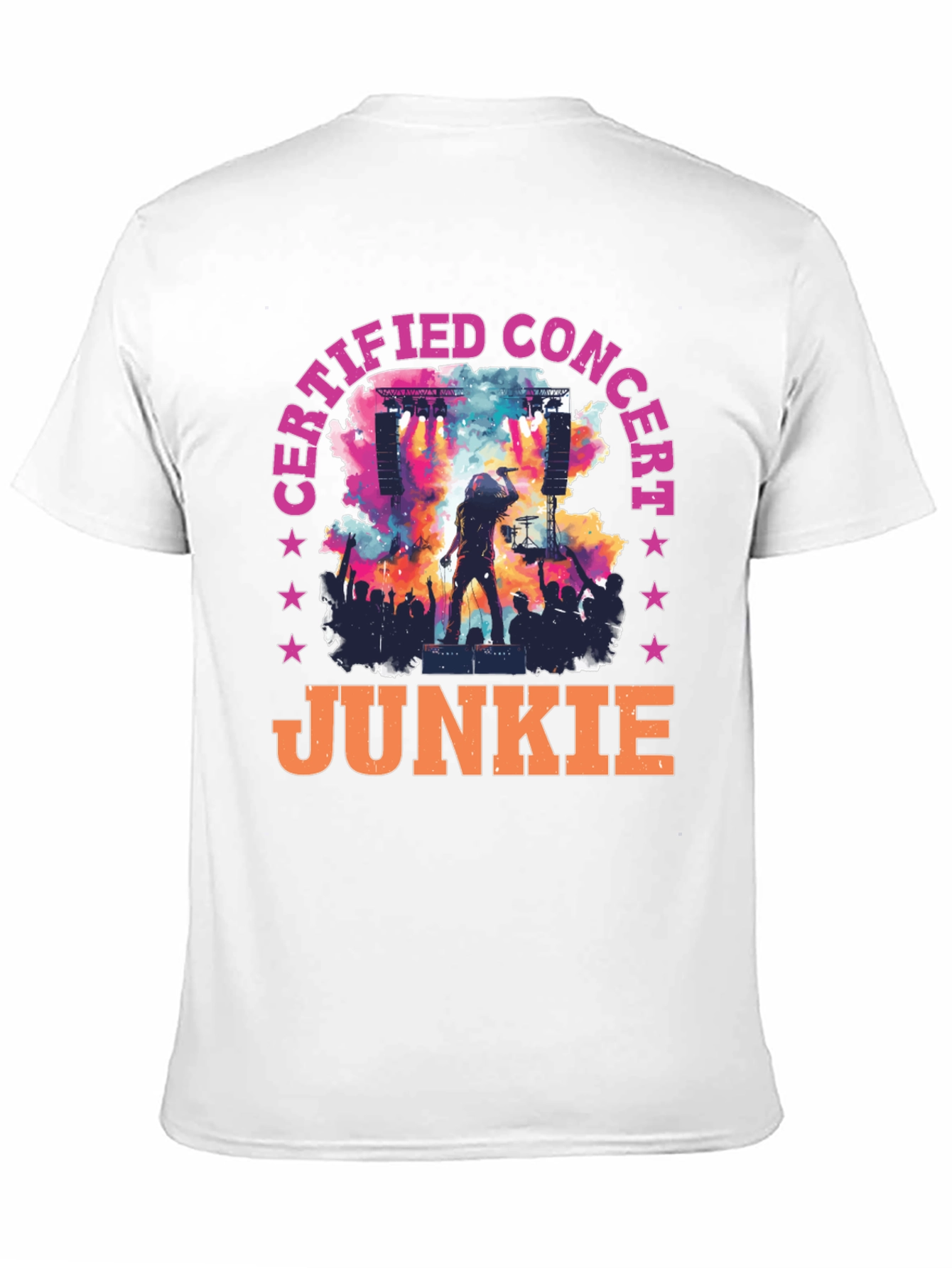 Certified Concert Junkie Graphic Tee