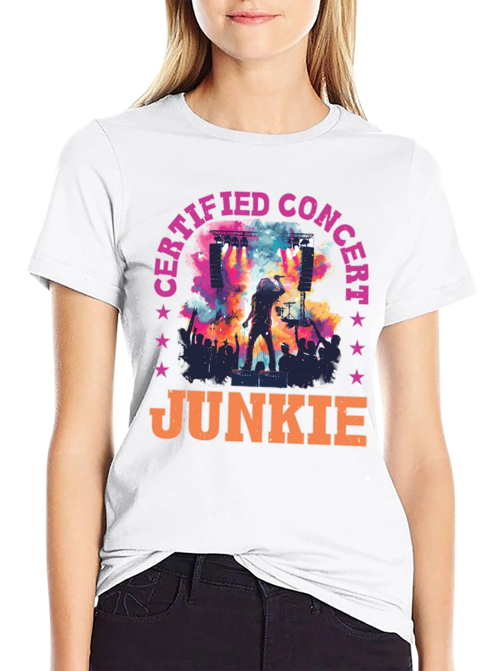 Certified Concert Junkie Graphic Tee