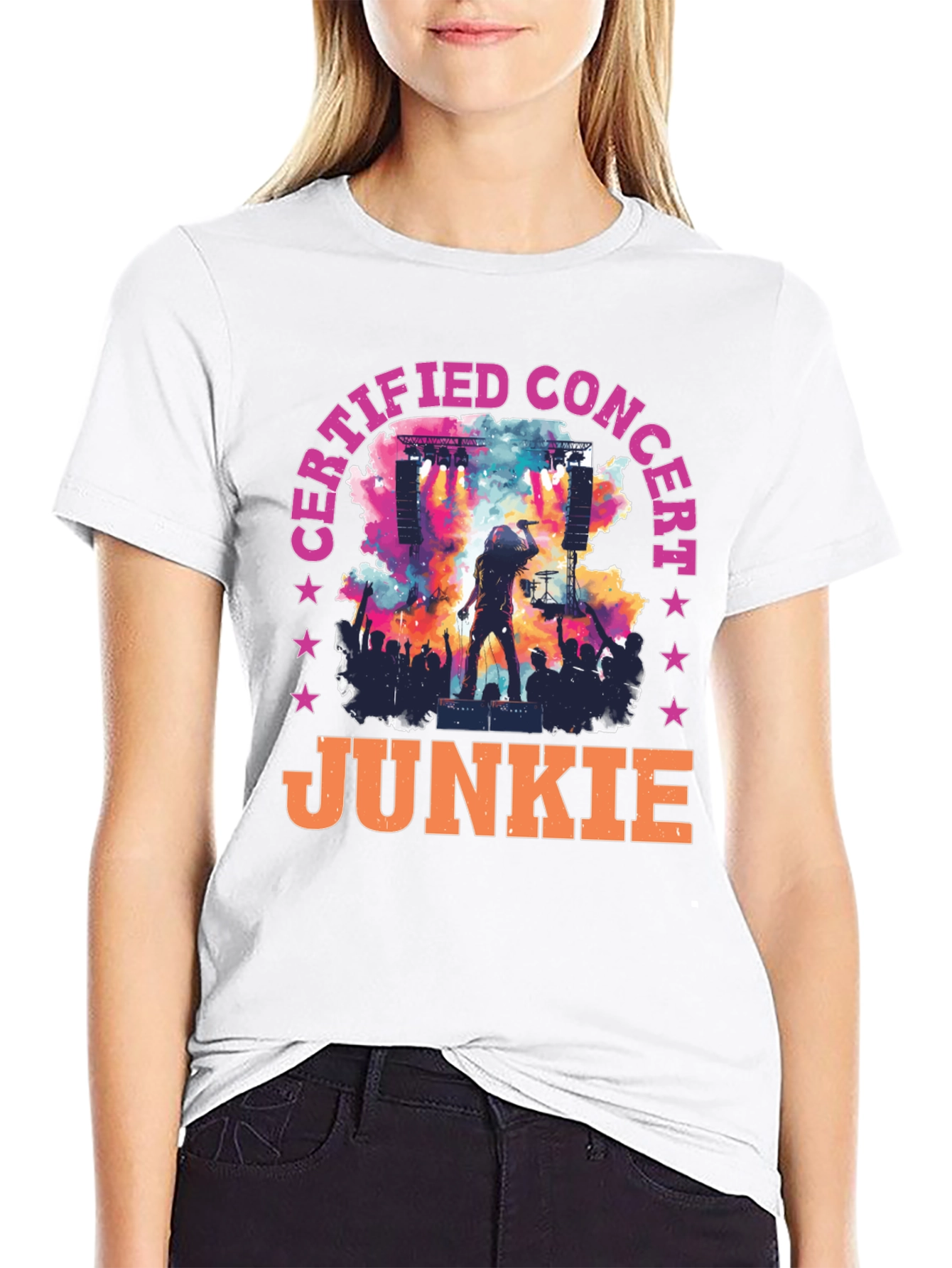 Certified Concert Junkie Graphic Tee