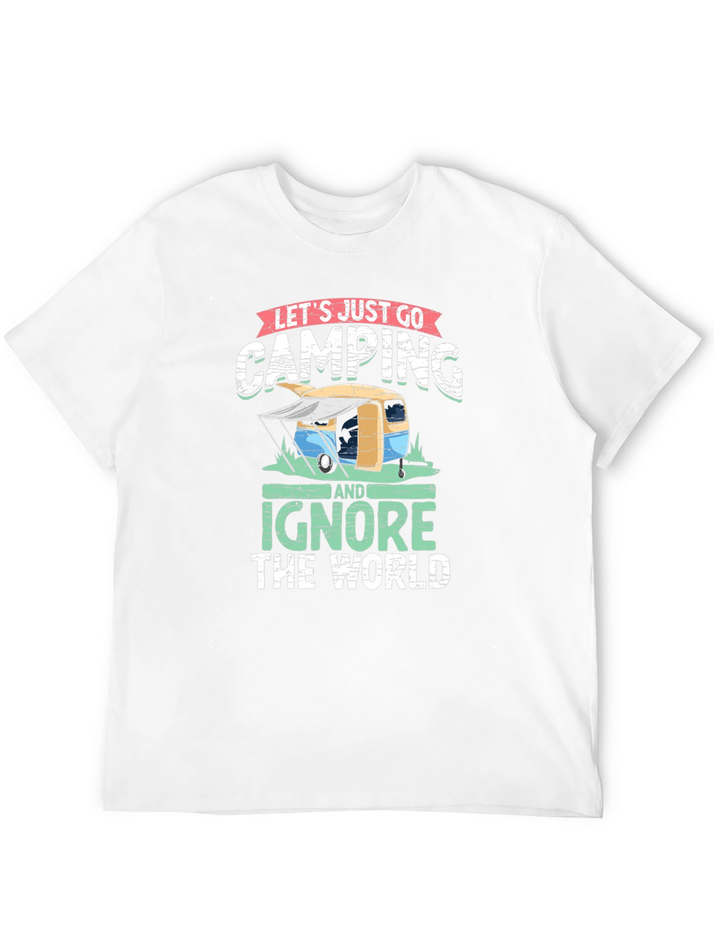 Camping Graphic Tee - Ignore the World
