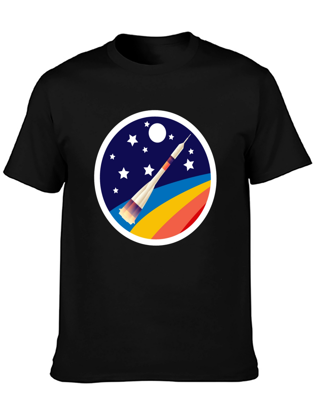 Space Rocket T-Shirt - Galaxy Launch Design