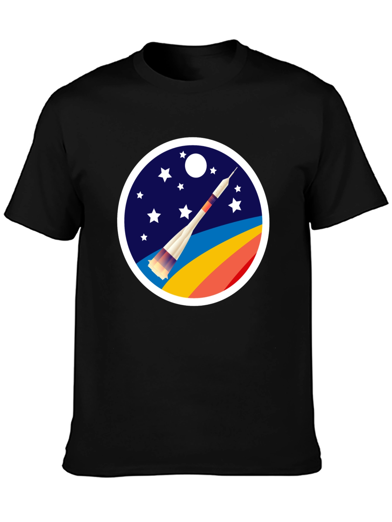 Space Rocket T-Shirt - Galaxy Launch Design