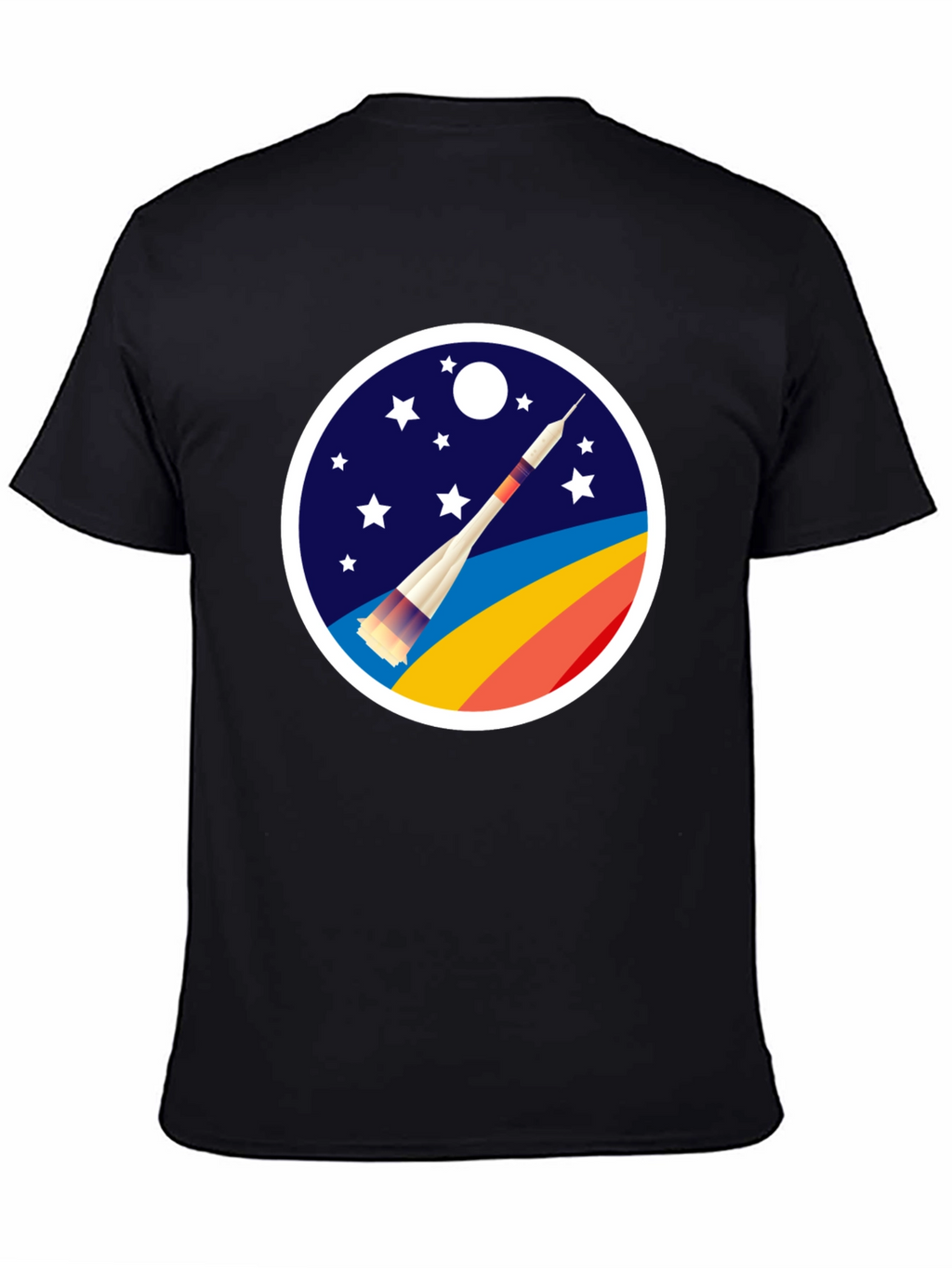 Space Rocket T-Shirt - Galaxy Launch Design