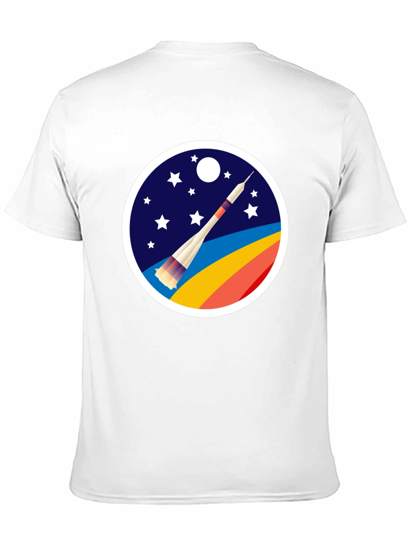 Space Rocket T-Shirt - Galaxy Launch Design