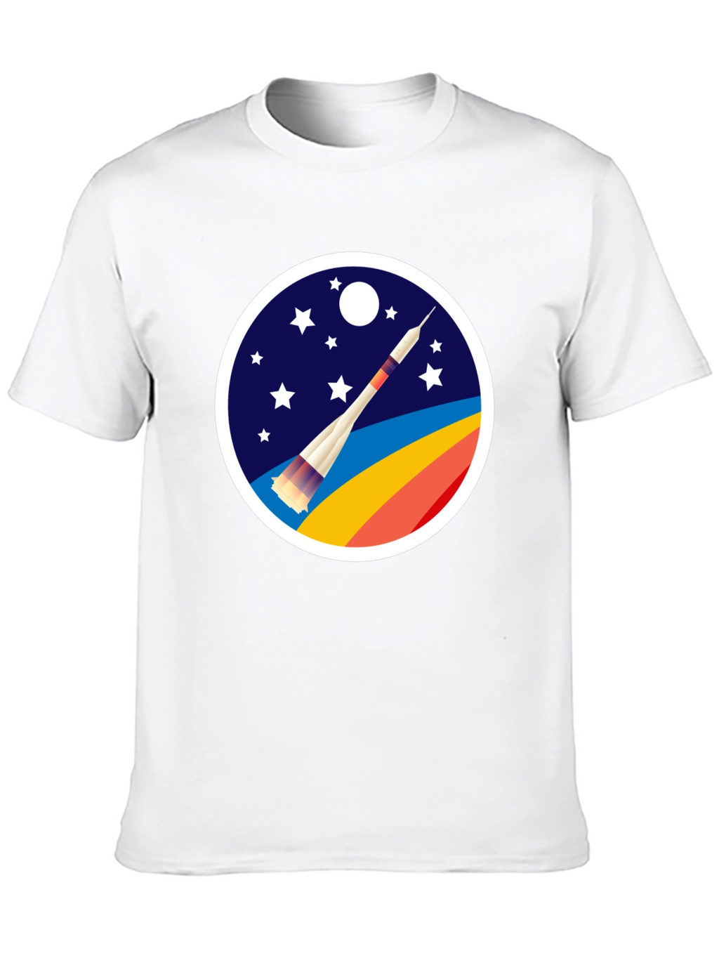Space Rocket T-Shirt - Galaxy Launch Design