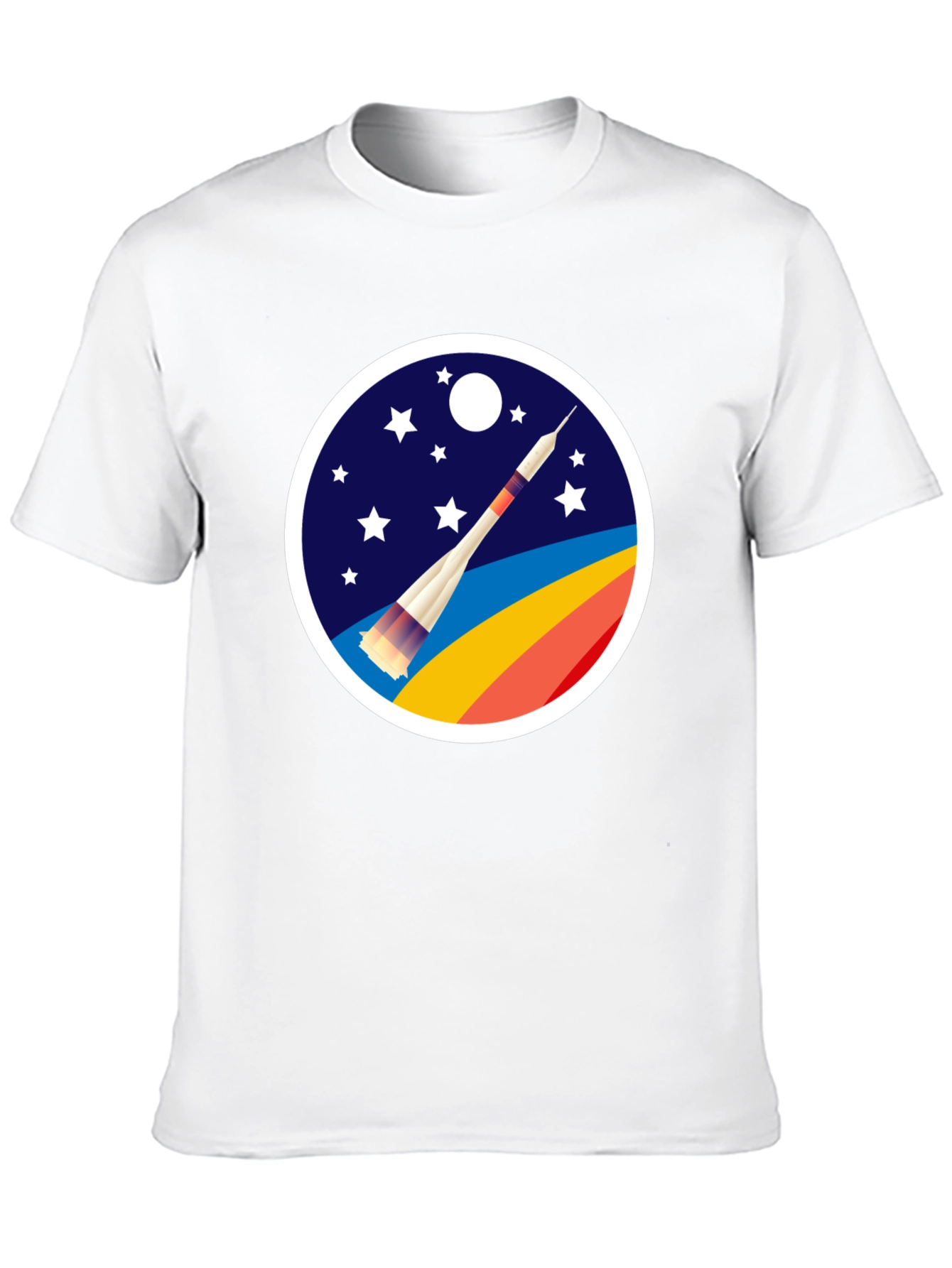 Space Rocket T-Shirt - Galaxy Launch Design