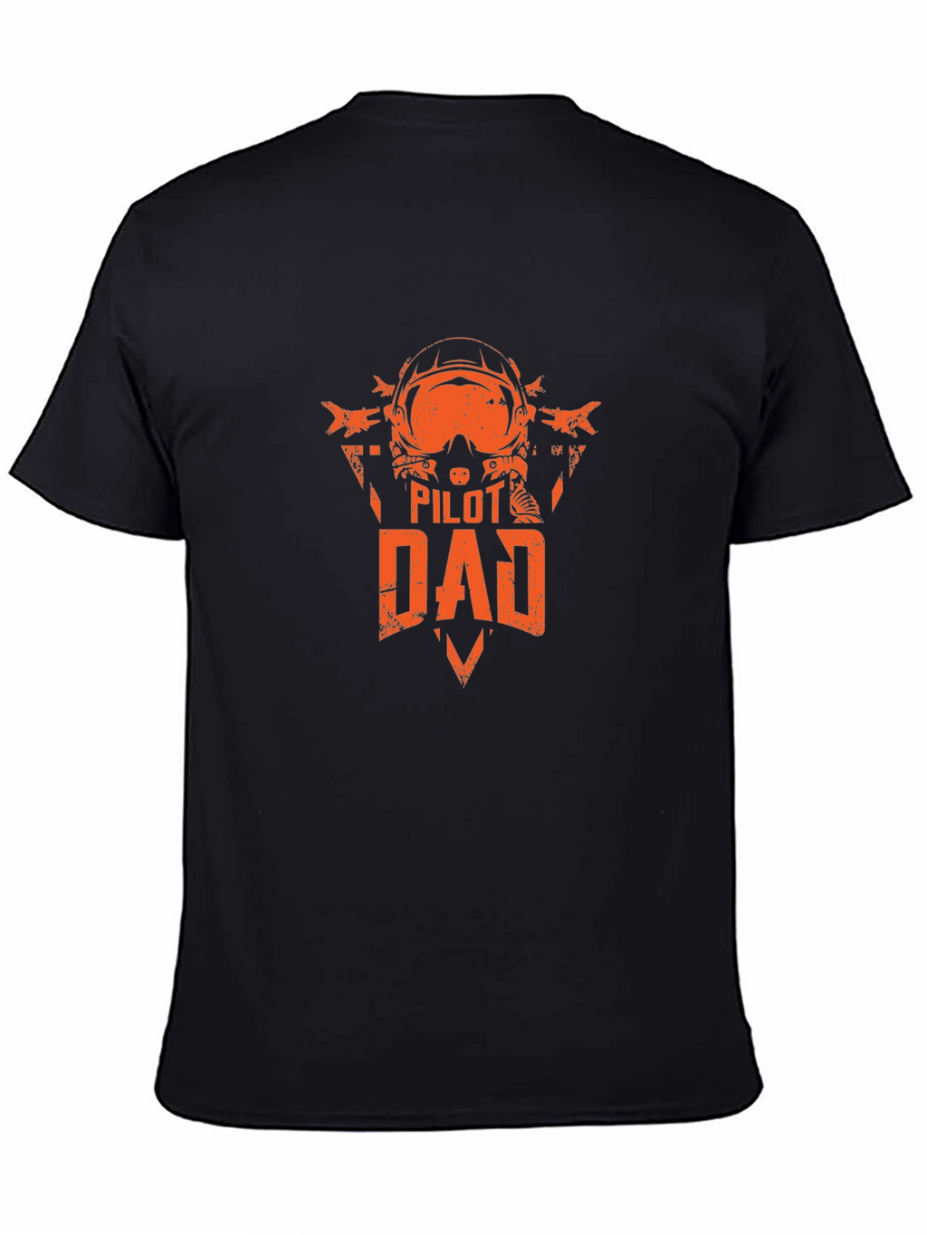 Pilot Dad Graphic T-Shirt - Black