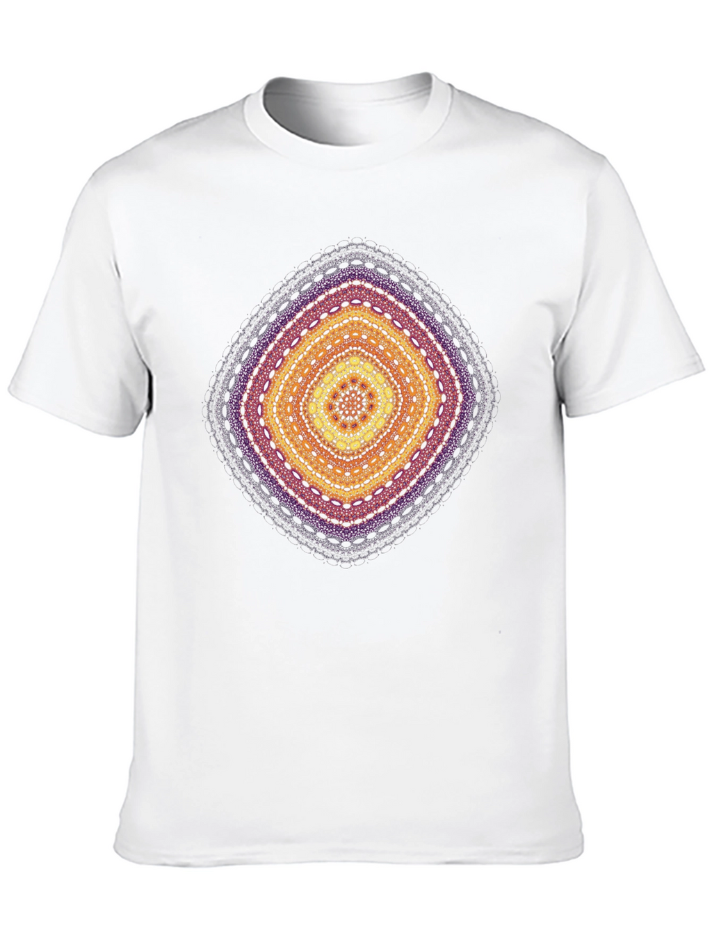 Geometric Mandala Print T-Shirt