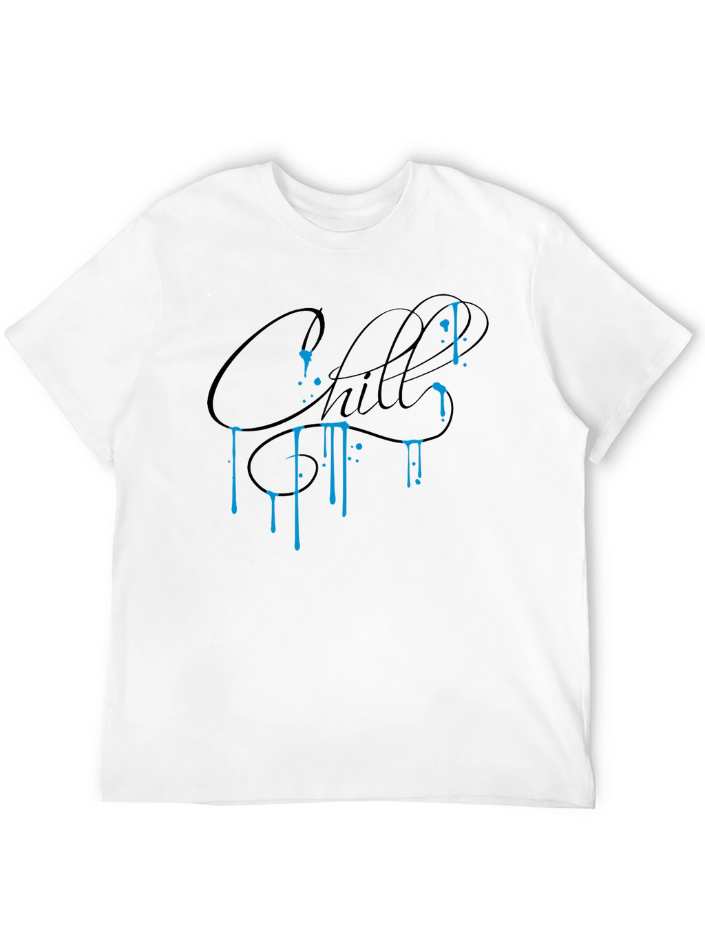 Chill Graphic Tee - Black Casual Comfort
