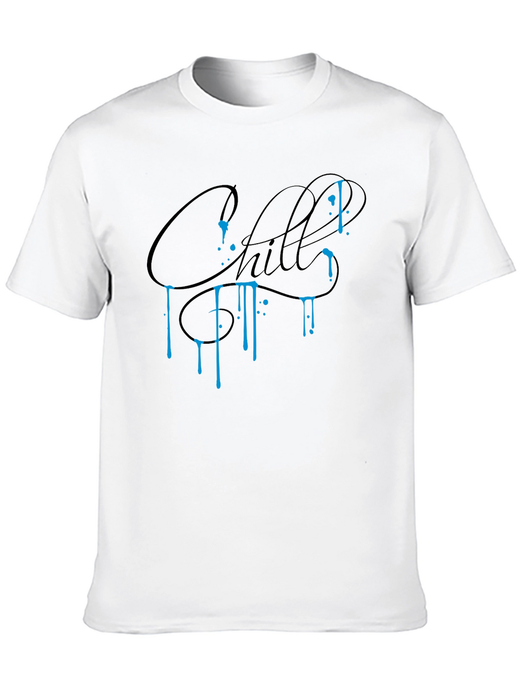 Chill Graphic Tee - Black Casual Comfort