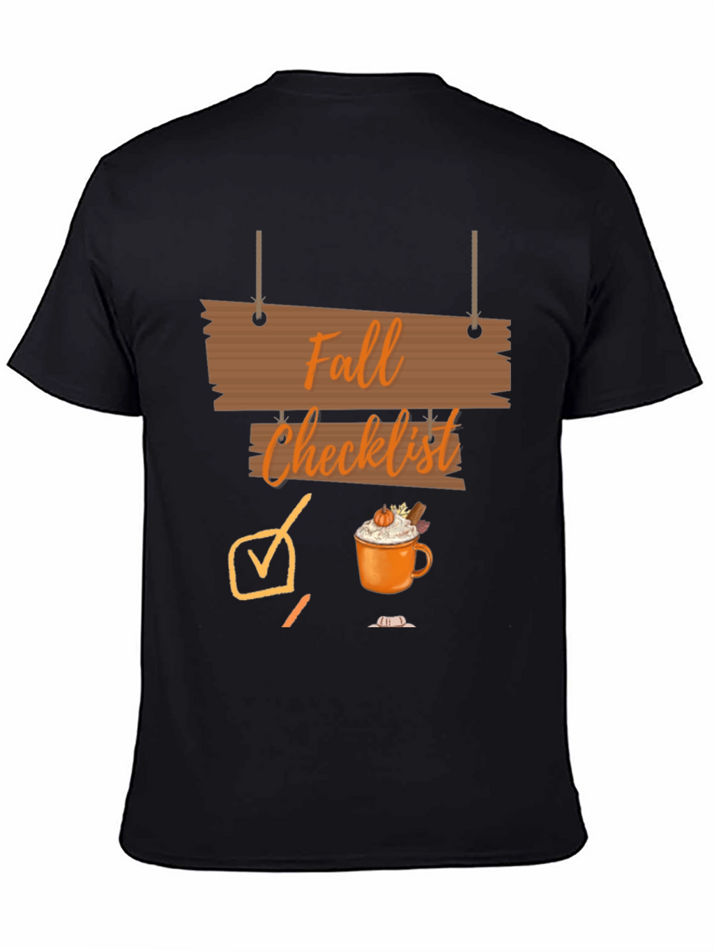 Fall Checklist Graphic T-Shirt