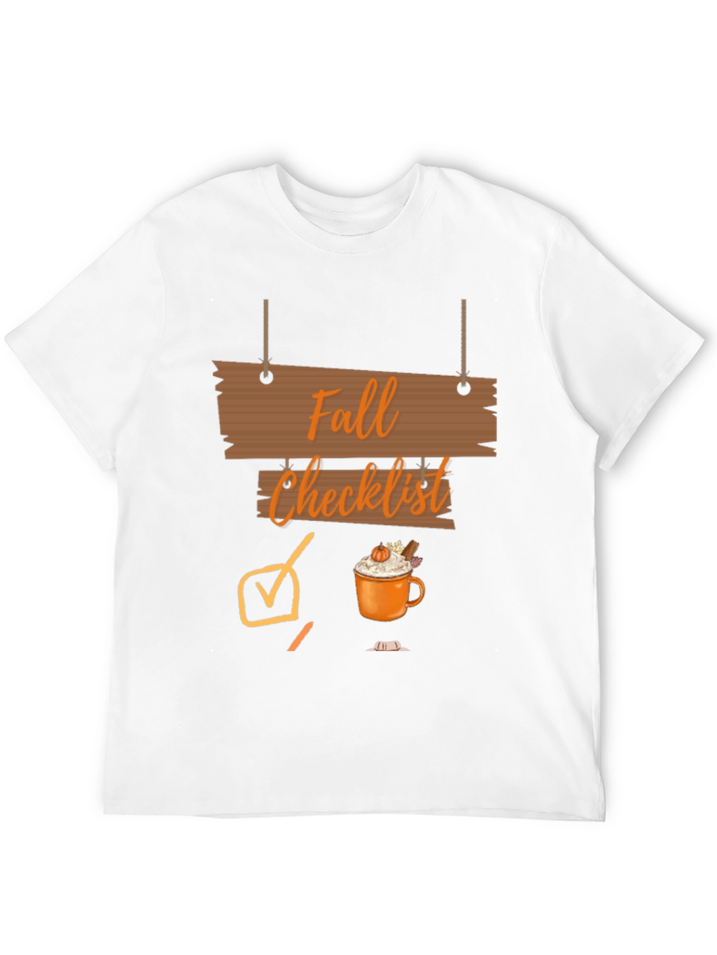 Fall Checklist Graphic T-Shirt